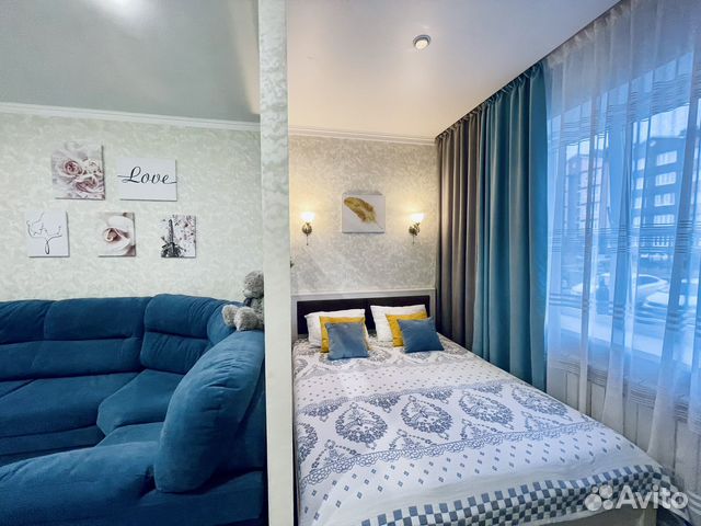 

1-к. квартира, 44 м², 2 кровати