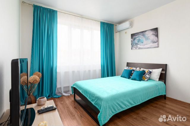 

1-к. квартира, 42 м², 2 кровати