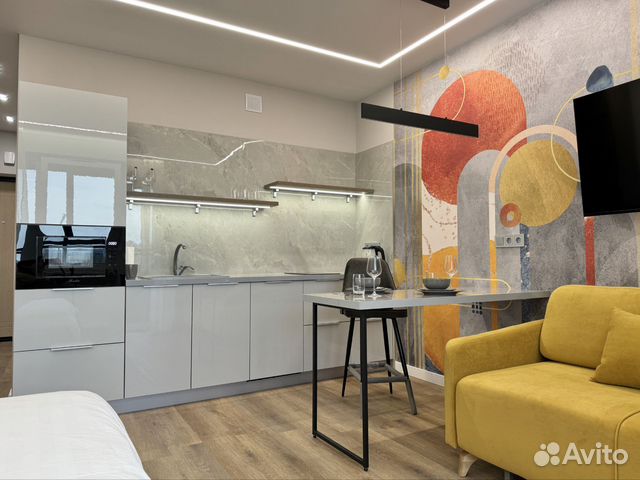 

Квартира-студия, 35 м², 2 кровати