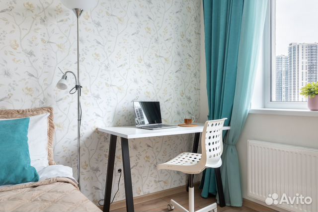 

1-к. квартира, 36 м², 2 кровати