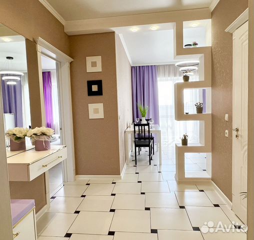 

1-к. квартира, 45 м², 3 кровати