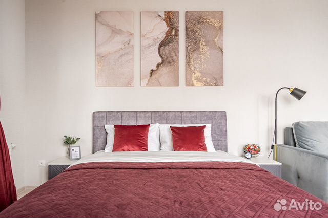 

Квартира-студия, 28 м², 2 кровати