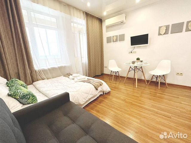 

Квартира-студия, 28 м², 2 кровати