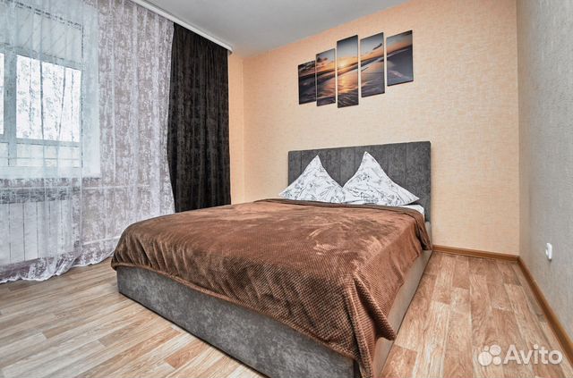 

1-к. квартира, 45 м², 2 кровати