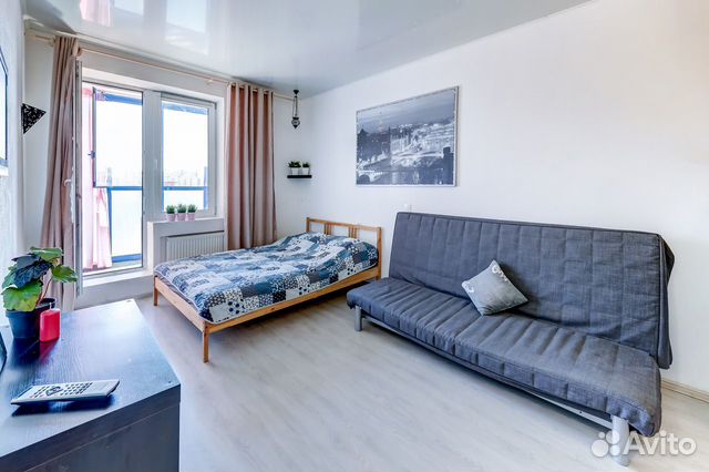 

Квартира-студия, 32 м², 2 кровати