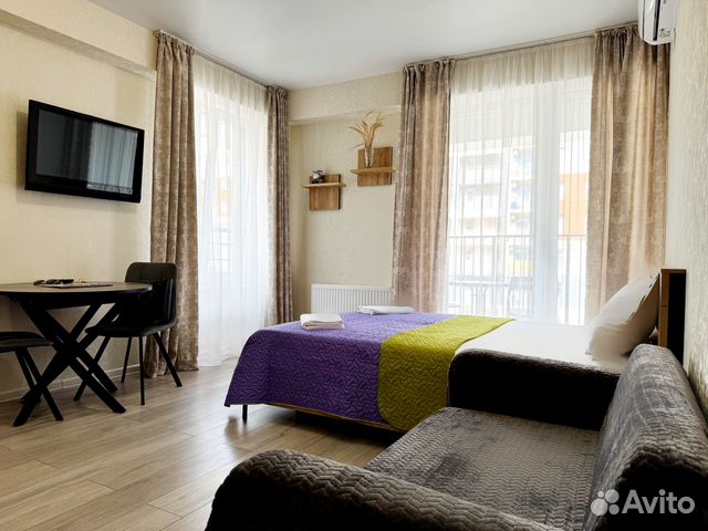 

Квартира-студия, 30 м², 2 кровати