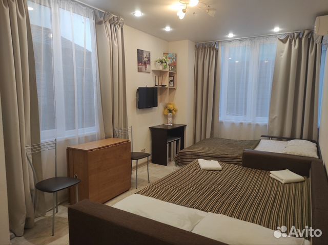 

Квартира-студия, 30 м², 2 кровати