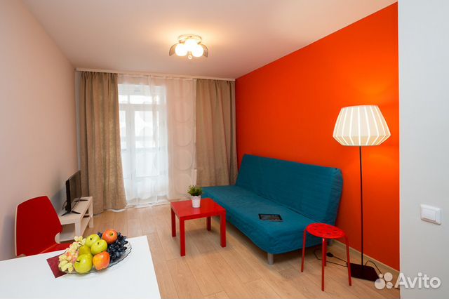 

1-к. квартира, 42 м², 2 кровати