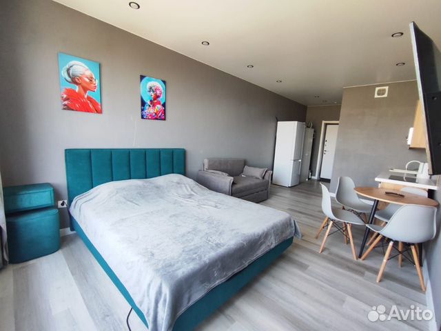 

Квартира-студия, 28 м², 2 кровати