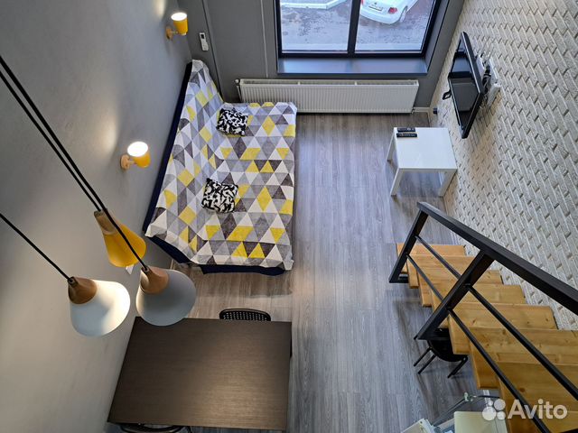 

Квартира-студия, 30 м², 2 кровати