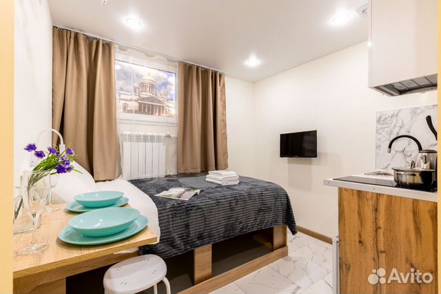 

Квартира-студия, 11 м², 1 кровать