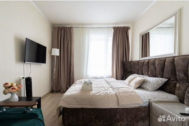 

1-к. квартира, 37 м², 2 кровати
