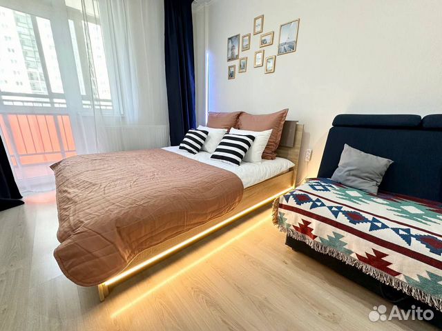 

Квартира-студия, 32,9 м², 2 кровати