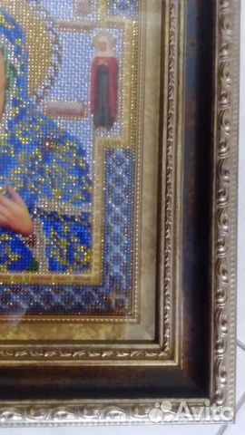 Икона из бисера Богородица Иерусалимская Икона из бисера Богородица Иерусалимская