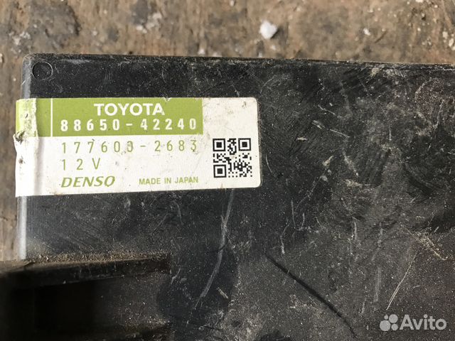 Toyota rav 4 30 кузов блок управления печкой