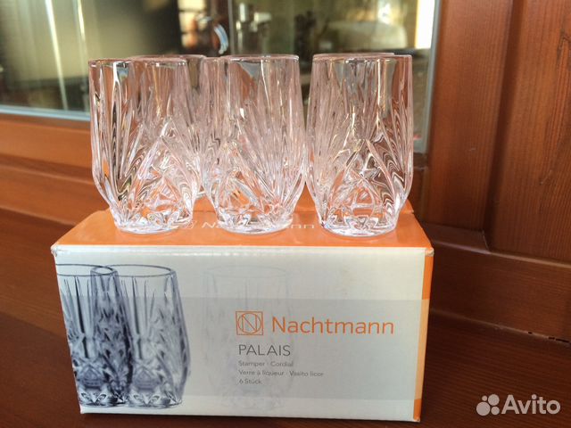 Хрустальные стопки Nachtmann Германия новые — фотография №1