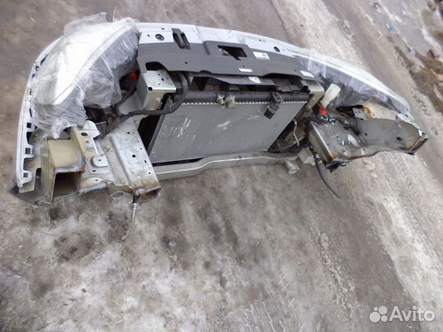 Peugeot 407 Пежо морда передний срез бампер фара
