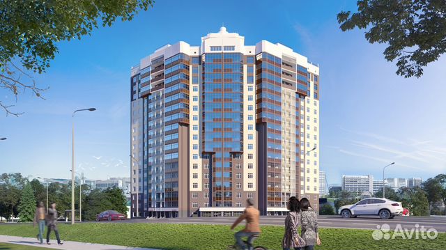 1-к квартира, 43.4 м², 16/17 эт.
