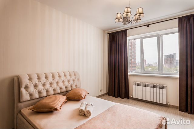 

1-к. квартира, 60 м², 2 кровати