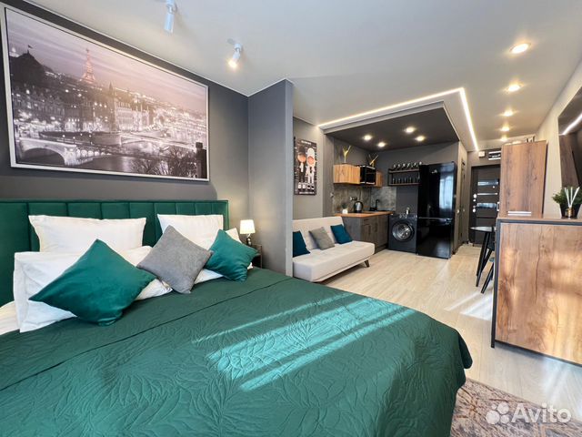 

Квартира-студия, 35,9 м², 3 кровати