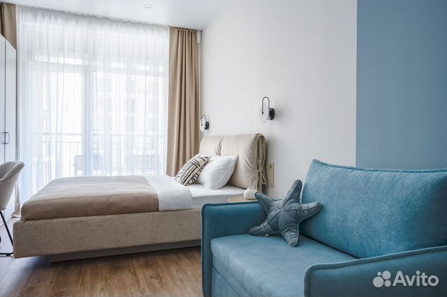 

Квартира-студия, 19 м², 2 кровати