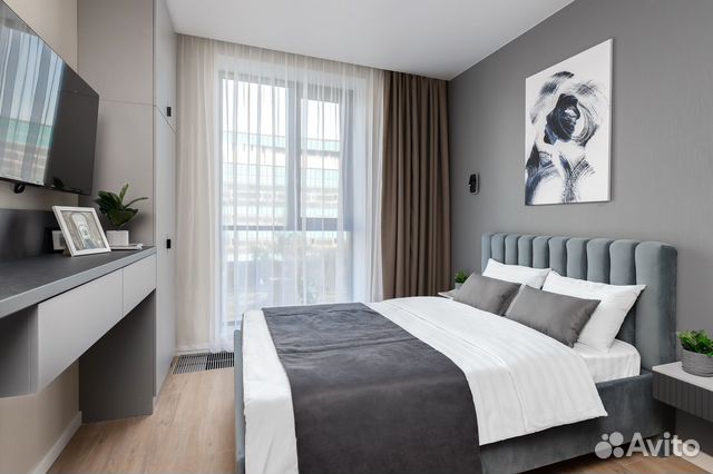 

Квартира-студия в апарт-отеле, 20 м², 2 кровати