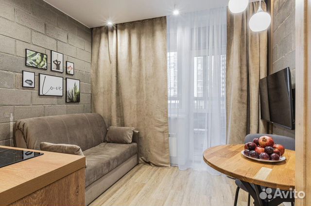 

Квартира-студия, 25 м², 1 кровать