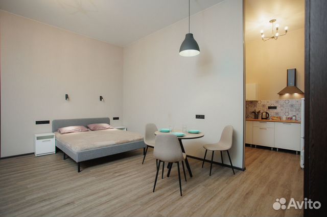

Квартира-студия, 30 м², 2 кровати