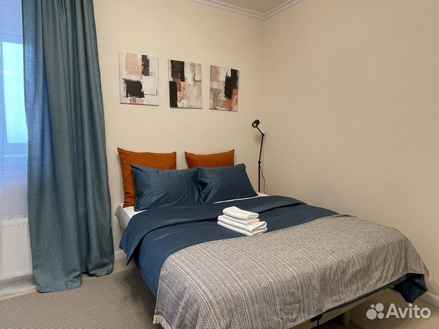 

Квартира-студия, 28 м², 2 кровати