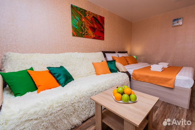 

1-к. квартира, 43 м², 2 кровати