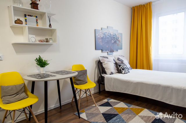 

Квартира-студия, 22 м², 2 кровати