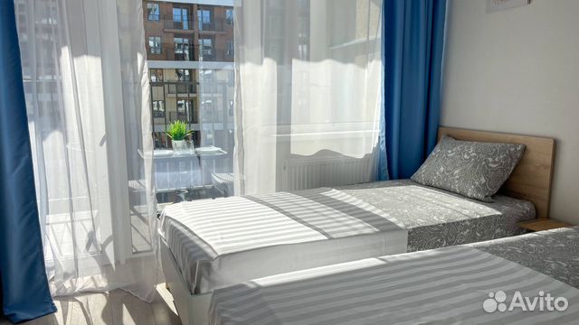 

Квартира-студия в апарт-отеле, 25 м², 2 кровати