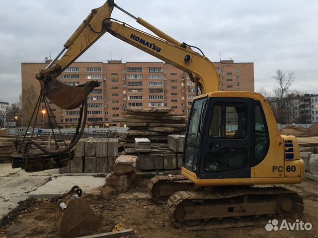 Аренда мини экскаватора 6т Komatsu pc60-7