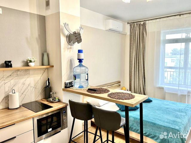 

Квартира-студия, 27 м², 1 кровать