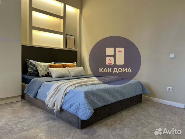 

1-к. квартира, 44 м², 2 кровати