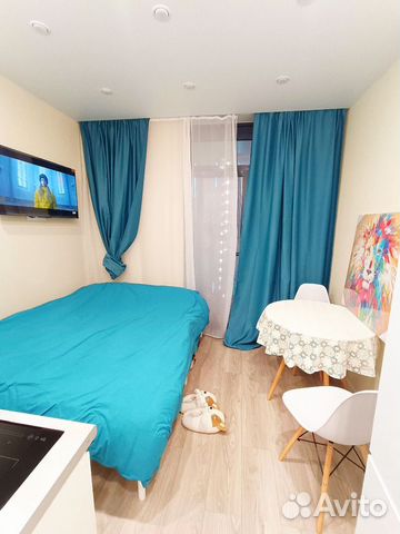 

Квартира-студия, 18 м², 1 кровать
