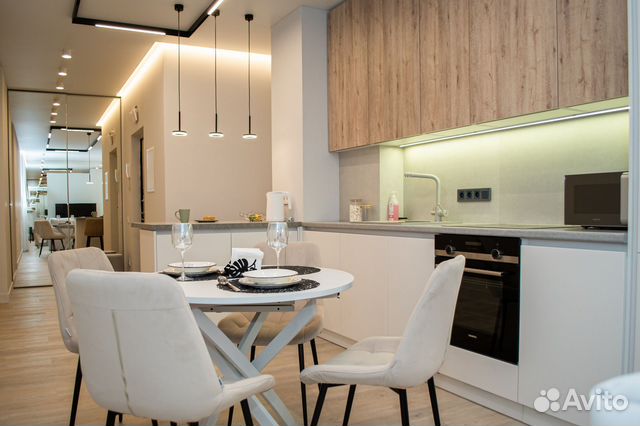 

1-к. квартира, 54 м², 2 кровати