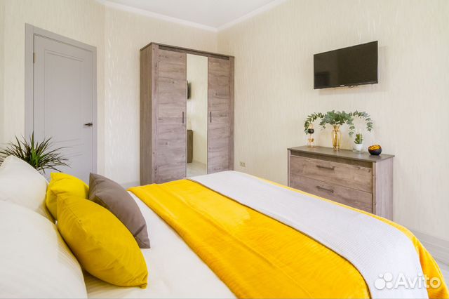 

1-к. квартира, 45 м², 2 кровати
