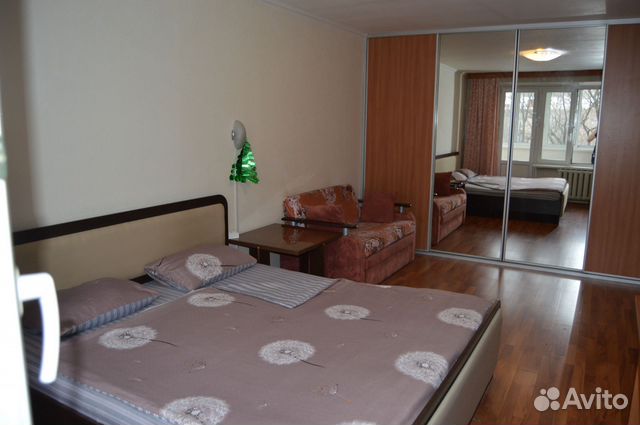 

1-к. квартира, 37 м², 2 кровати
