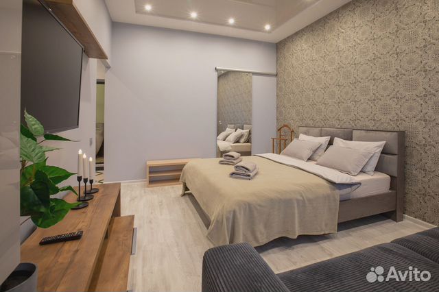 

1-к. квартира, 43 м², 2 кровати