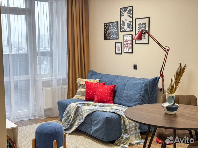 

1-к. квартира, 34 м², 2 кровати