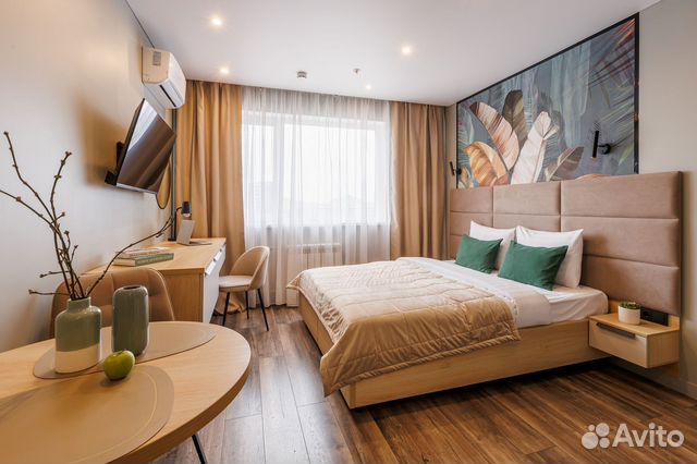 

Квартира-студия в апарт-отеле, 20 м², 3 кровати