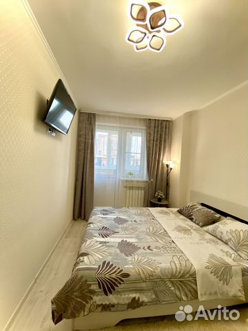 

1-к. квартира, 34 м², 2 кровати