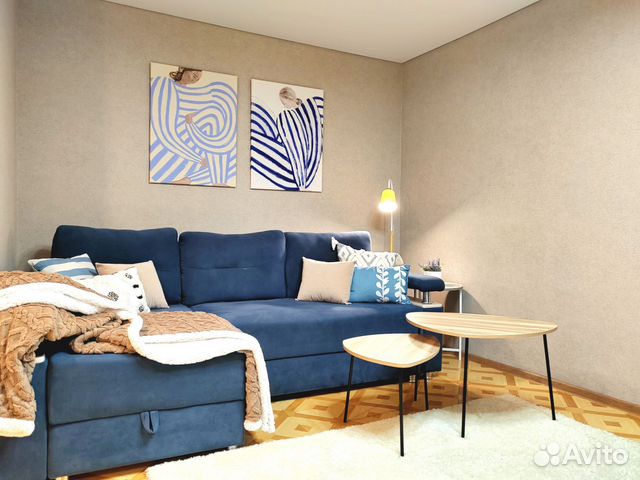 

1-к. квартира, 45 м², 2 кровати