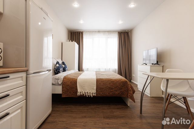 

Квартира-студия, 27 м², 1 кровать