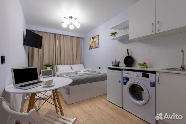 

Квартира-студия в апарт-отеле, 17 м², 1 кровать