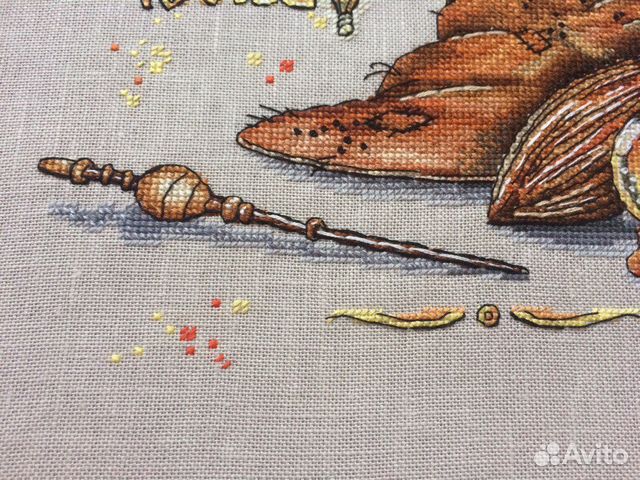 Картина вышитая крестом 