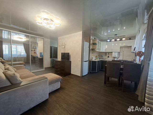 

2-к. квартира, 44 м², 2 кровати