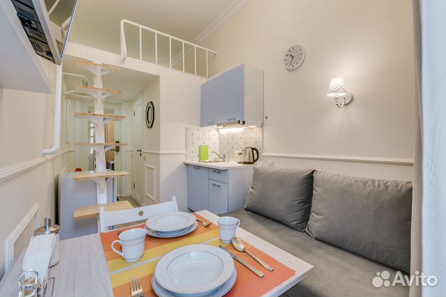 

Квартира-студия в апарт-отеле, 10 м², 2 кровати