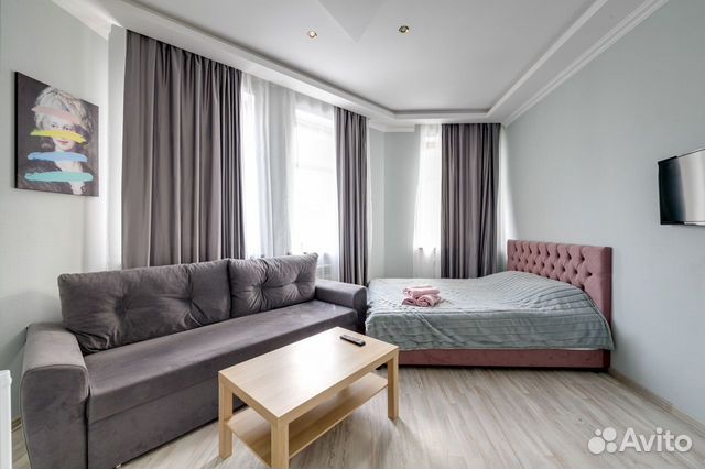

Квартира-студия, 23 м², 2 кровати